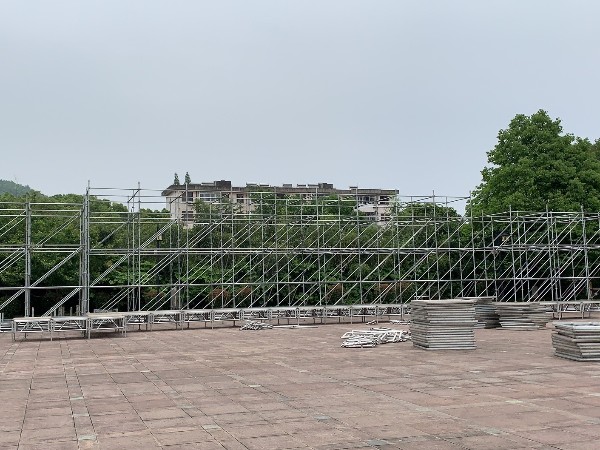 寧海開游節(jié)十周年雷亞架租賃案例