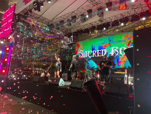 寧波海曙撒花音樂節(jié)再度來襲，燈光租賃設備助力成功案例1