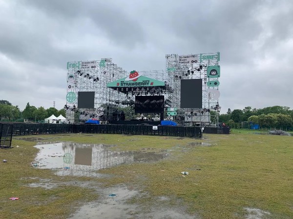 戶外草莓音樂節燈光架租賃